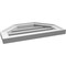 Ekena Millwork Octagonal Top Surface Mount PVC Gable Vent w/ 2"W x 1-1/2"P Brickmould Frame, 20"W x 12"H GVPOT20X1202SF - alternate 5